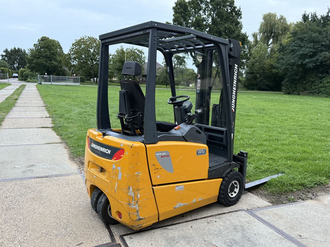 Jungheinrich 1600KG 3-delige mast Sideshift accu 2023 !!