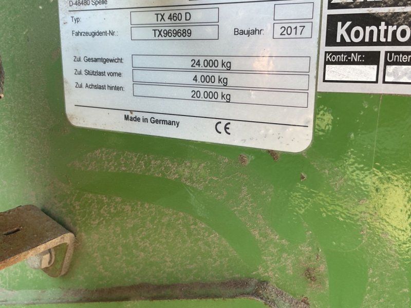Krone Tx 460 tx 460 d