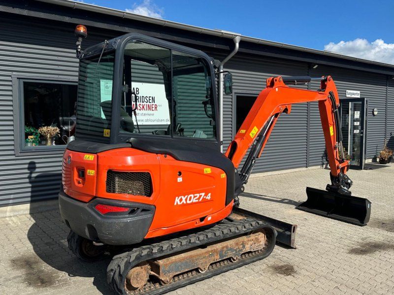 Kubota kx027-4 Compact tilt og spritny 120 planer skovl
