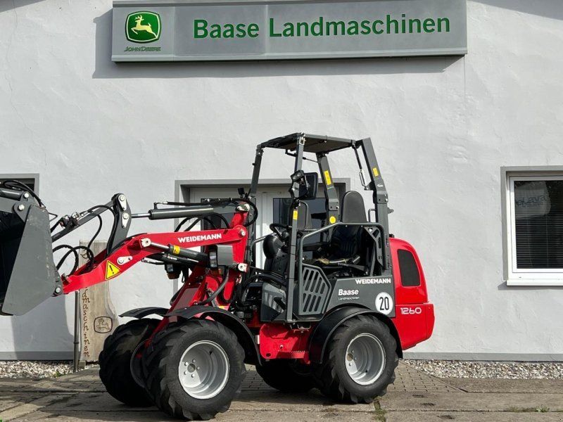 Weidemann 1260 EPS-Klappdach / ECS mit Kroko