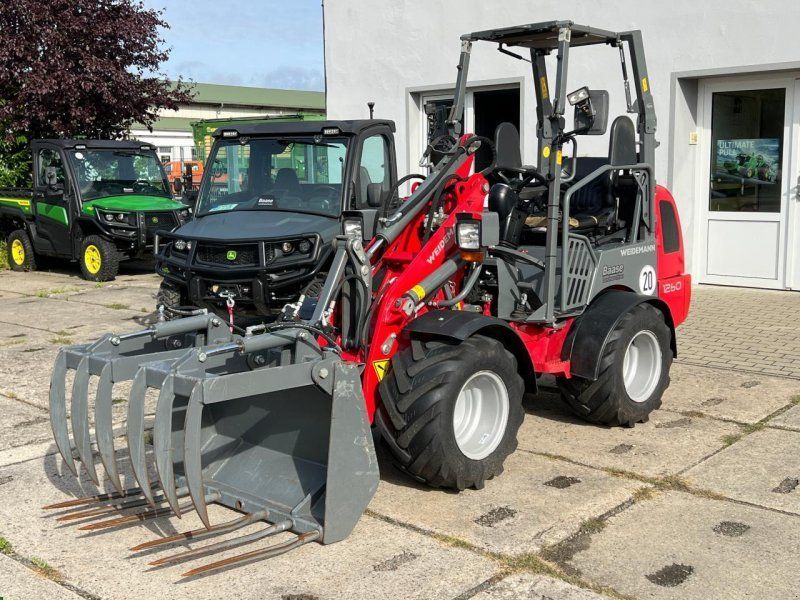 Weidemann 1260 EPS-Klappdach / ECS mit Kroko