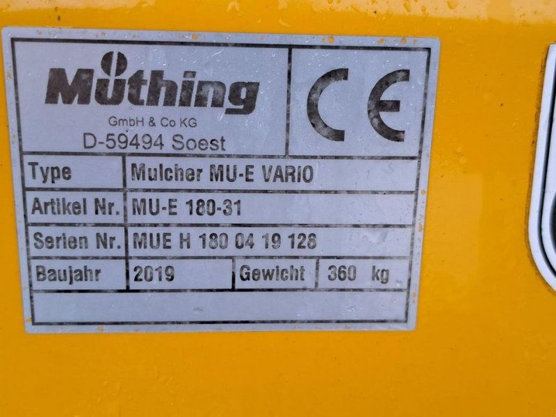 Müthing PLATZ-MAX Kombimulcher MU-E 180 / 220