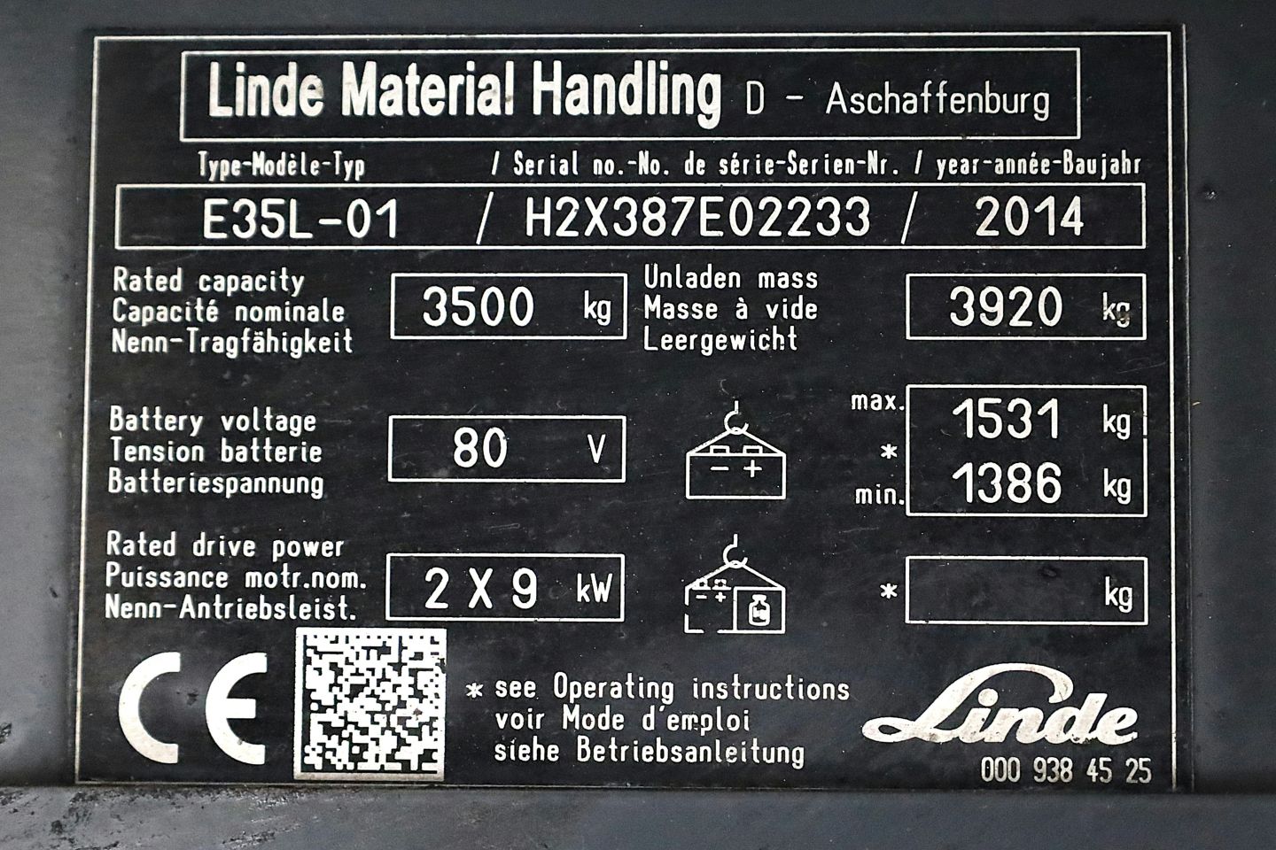 Linde E35L