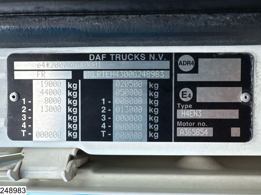 DAF XF 480 EURO 6, ACC, Standairco