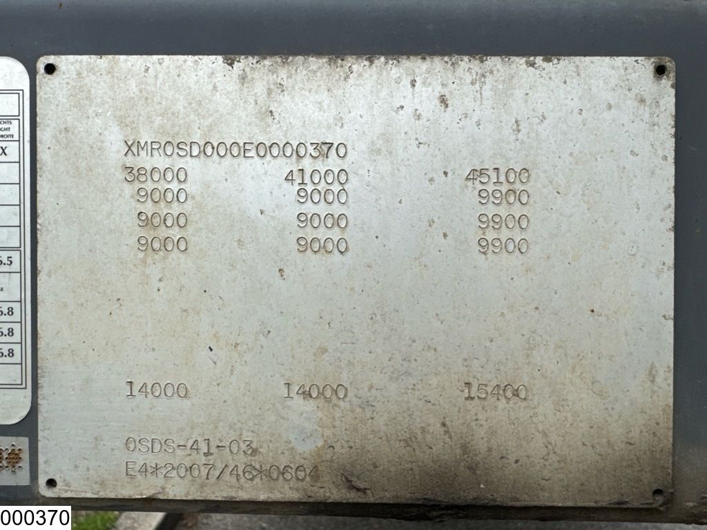 Nooteboom Lowbed Hydraulic, Winchmax winch, steering Axle