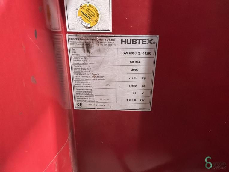 Schubmaststapler Elektrisch Hubtex ESW 6000 Q 2007