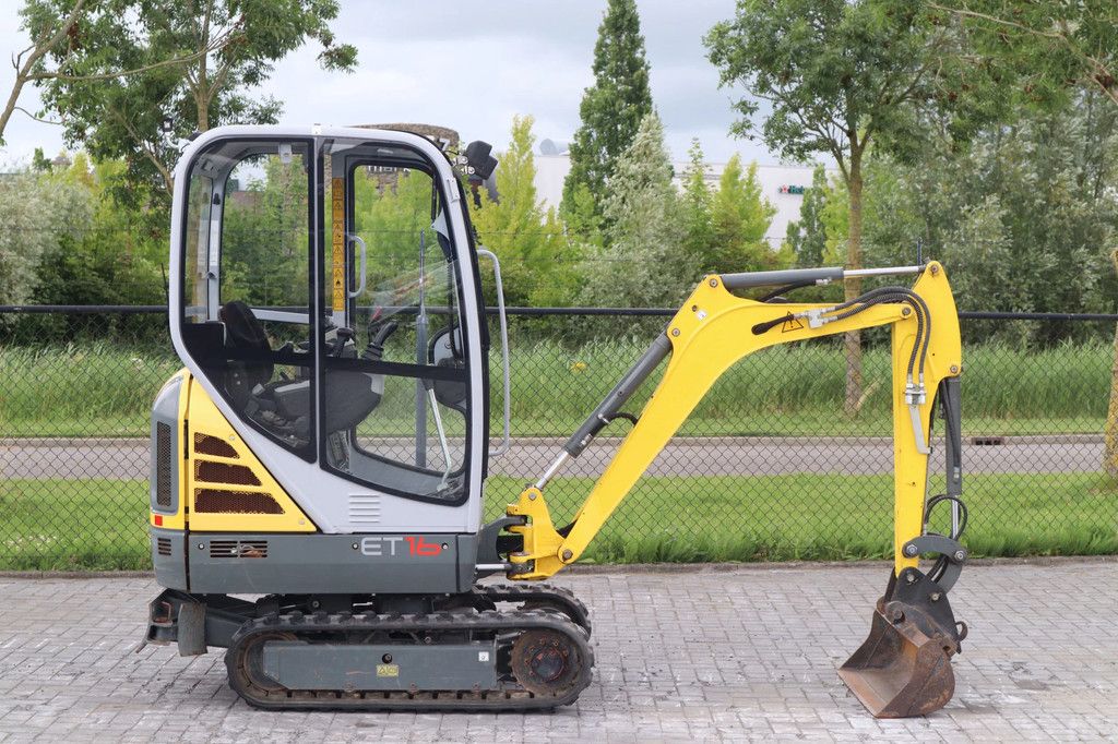 WACKER NEUSON ET16 | DUTCH LOW HOURS | 3 BUCKETS | HYDR. QC