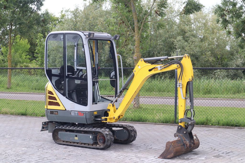 WACKER NEUSON ET16 | DUTCH LOW HOURS | 3 BUCKETS | HYDR. QC