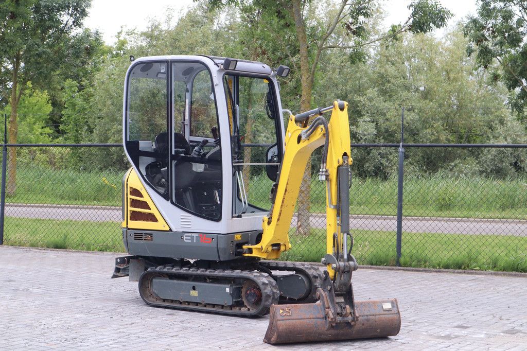 WACKER NEUSON ET16 | DUTCH LOW HOURS | 3 BUCKETS | HYDR. QC