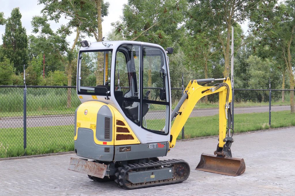 WACKER NEUSON ET16 | DUTCH LOW HOURS | 3 BUCKETS | HYDR. QC