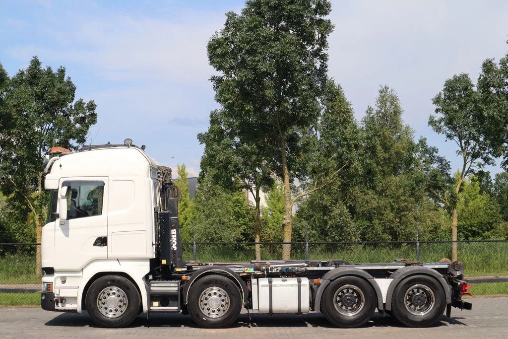 Scania R580 V8 8X4 RETARDER BIG AXLES HOOKLIFT FULL AIR
