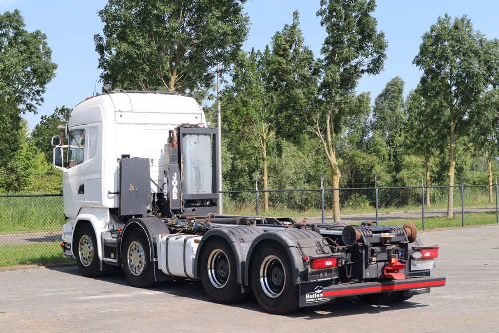 Scania R580 V8 8X4 RETARDER BIG AXLES HOOKLIFT FULL AIR