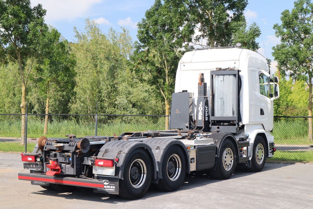 Scania R580 V8 8X4 RETARDER BIG AXLES HOOKLIFT FULL AIR