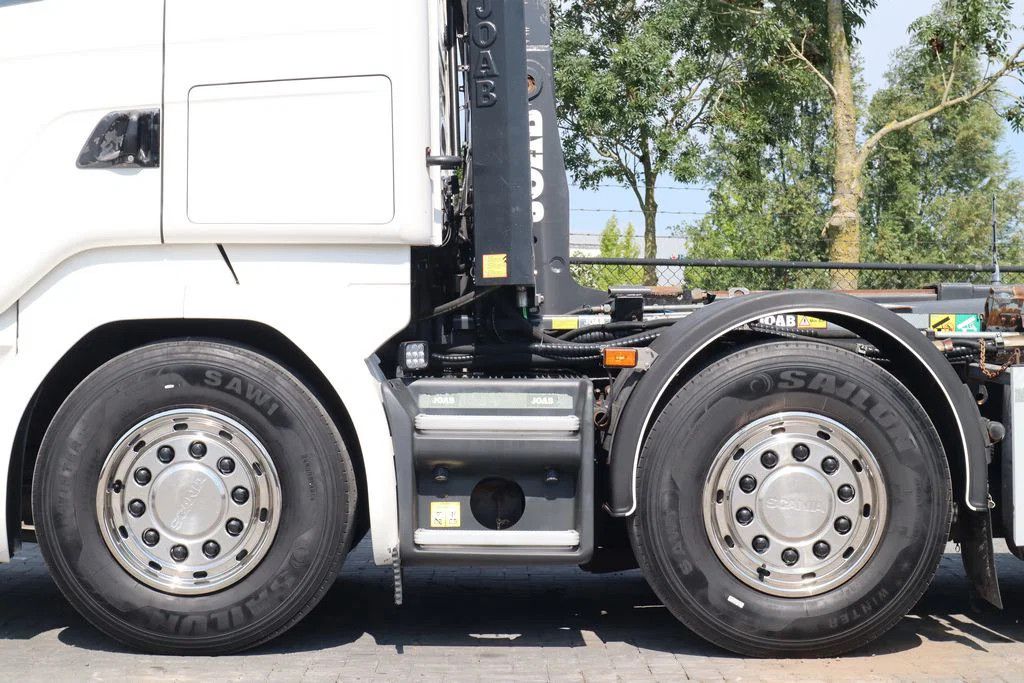 Scania R580 V8 8X4 RETARDER BIG AXLES HOOKLIFT FULL AIR