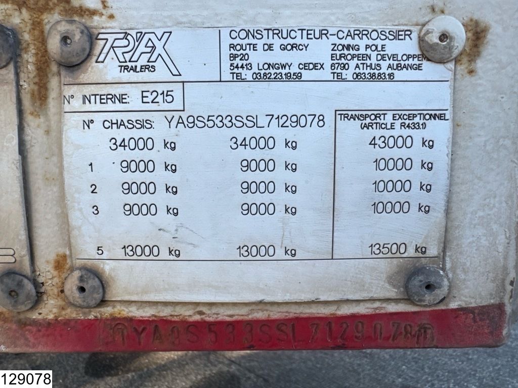 Trax Lowbed 43.000 KG, Winch