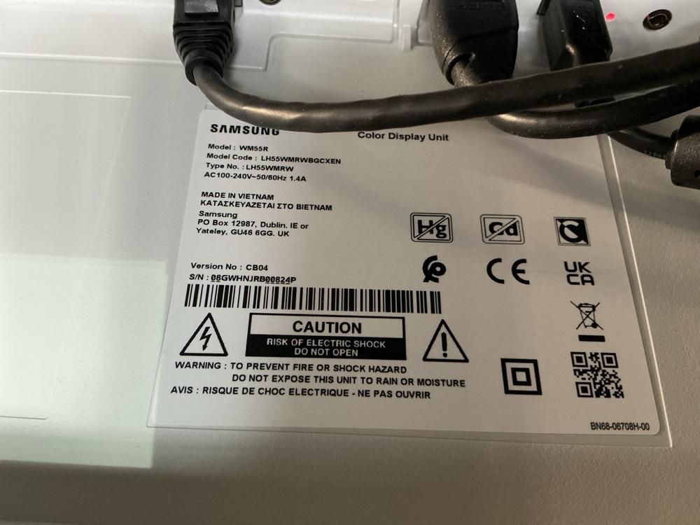 Samsung Flip Pro Touchscreen mit Trennwand