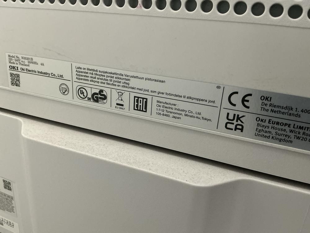 OKI MC883 Multifunction printer