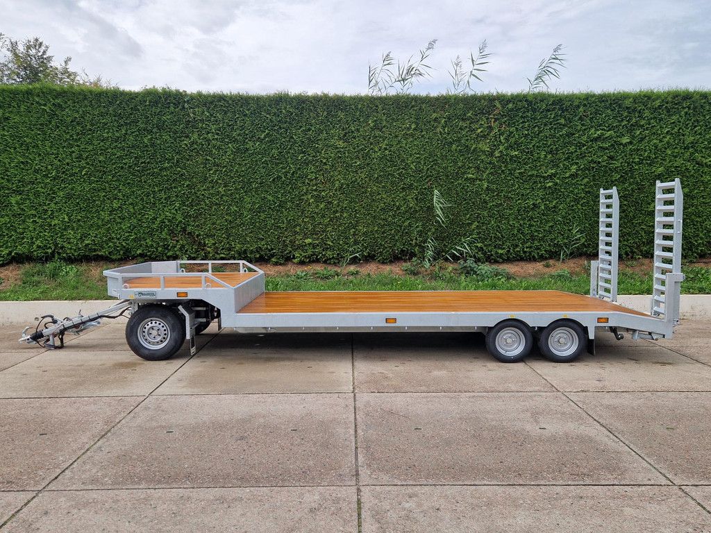 Veldhuizen P56-3 3,5-tons Semi-dieplader ahw met luchtremmen 5,0 m.