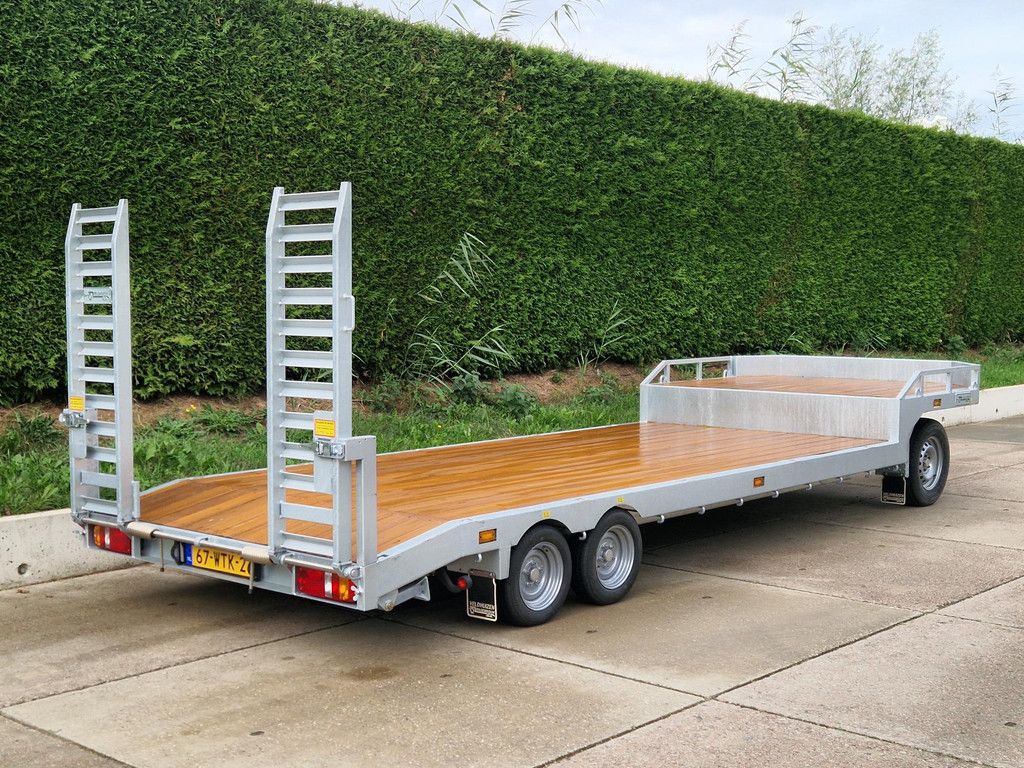 Veldhuizen P56-3 3,5-tons Semi-dieplader ahw met luchtremmen 5,0 m.