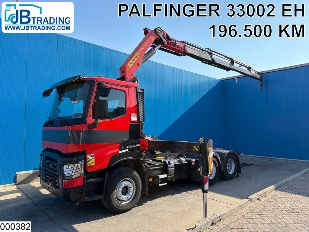 Renault C 440 6x4, EURO 6, PTO, Palfinger