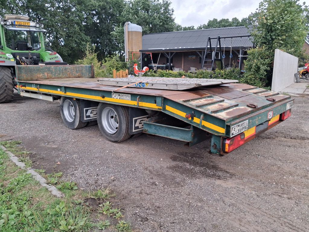 Gheysen en Verpoort 19 ton oprijwagen/dieplader