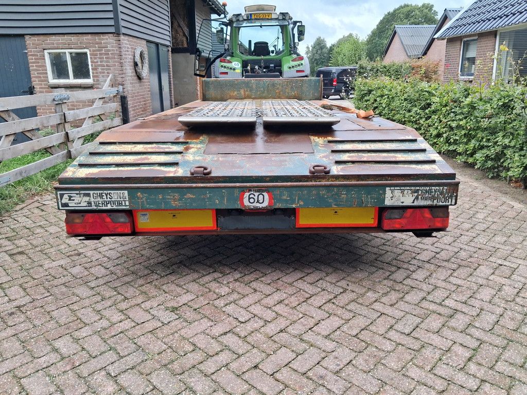 Gheysen en Verpoort 19 ton oprijwagen/dieplader