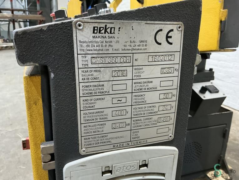 Bandsägemaschinen Beka-mak BMSY 700x360 CGH 2016