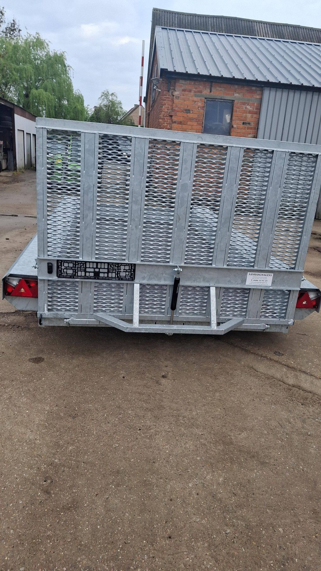 Machinetransporter Vlemmix 3500kg 400x180cm Nieuw