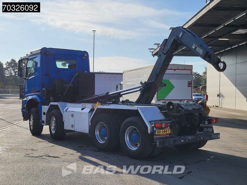 Mercedes Arocs 3245 8X4 HIAB XR26Z56 containersystem Steel Suspension Big-Axle Retarder Euro 6