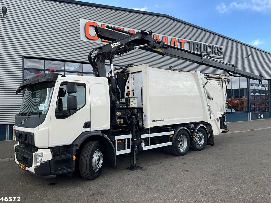 Volvo FE 280 Euro 6 Hiab 21 Tonmeter laadkraan