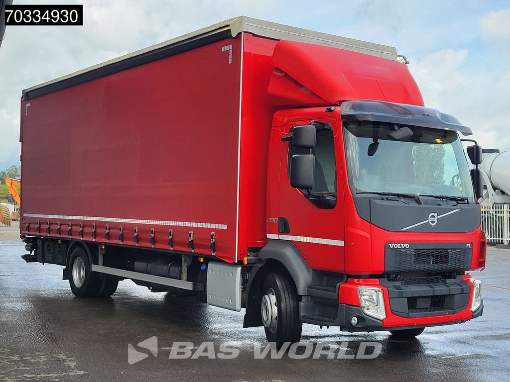 Volvo FL 280 4X2 16tonner Curtainsides 1500kg Ladebordwand Automatic Euro 6