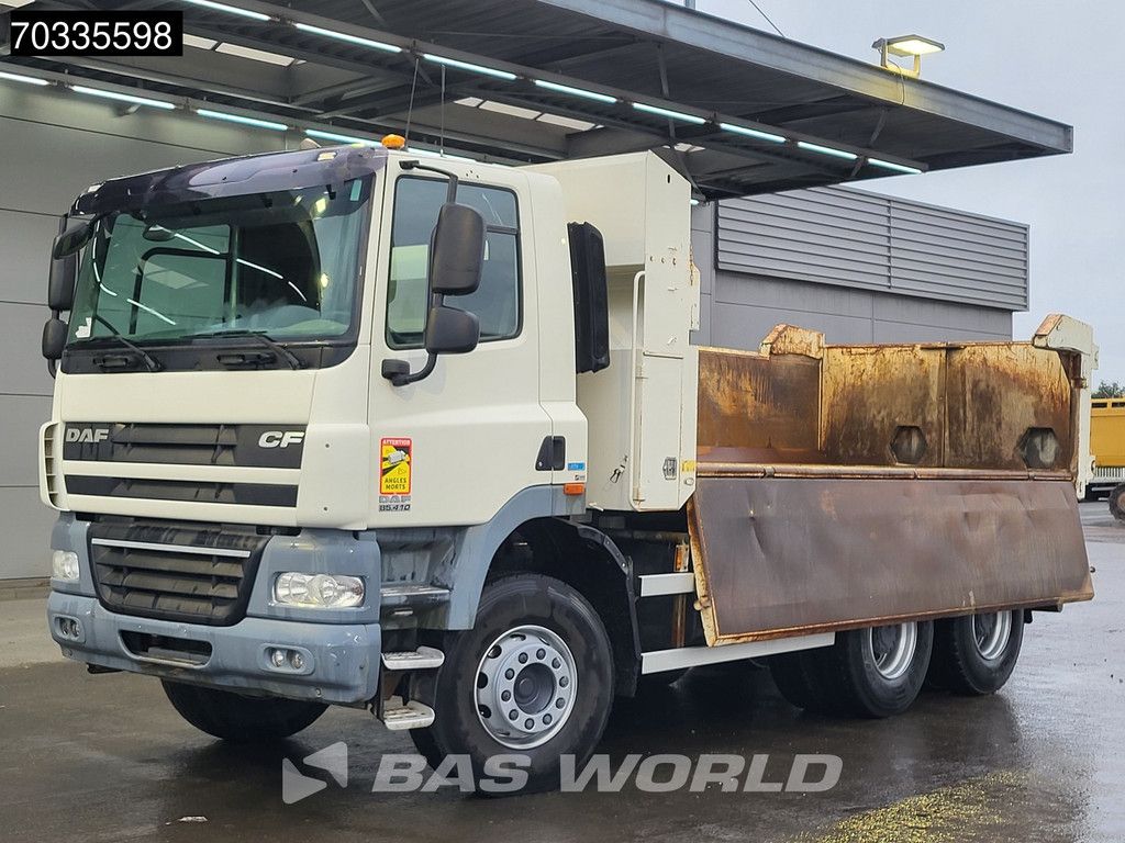 DAF CF 300 6X4 10m3 3-way topper Steel suspension Big-Axle Automatic Euro 5