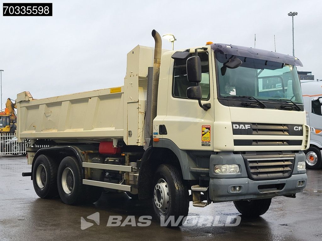 DAF CF 300 6X4 10m3 3-way topper Steel suspension Big-Axle Automatic Euro 5
