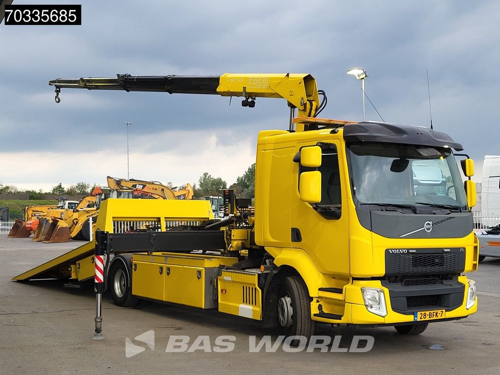Volvo FL 280 4X2 Recovery truck Abschleppwagen FASSI F190ATXP.14 Crane Kran Winch Euro 6