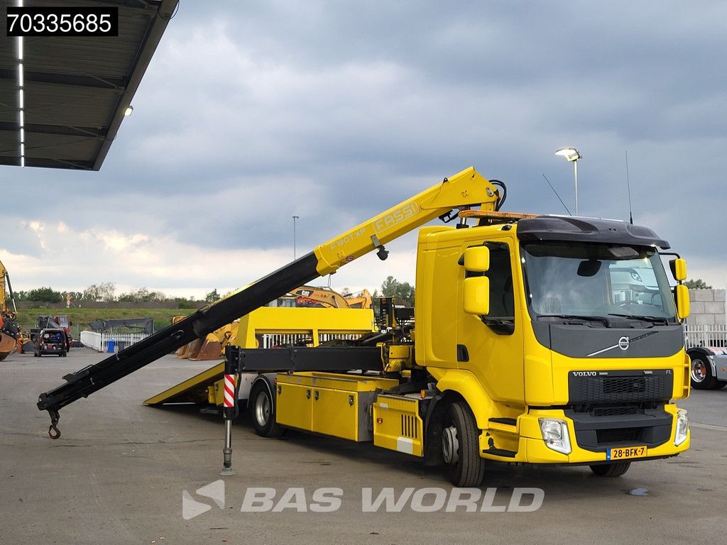 Volvo FL 280 4X2 Recovery truck Abschleppwagen FASSI F190ATXP.14 Crane Kran Winch Euro 6