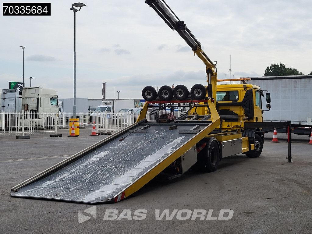 MAN TGM 15.290 4X2 Abschleppwagen Recovery truck Winch MKG HMK 131 T Crane Euro 6