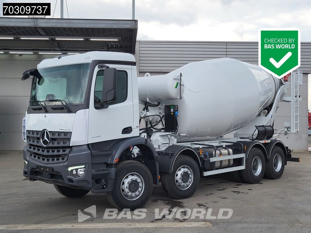 Mercedes Arocs 4142 8X4 NEW! 12m3 Stetter Mixer Steelsuspension Big-Axle Euro 6