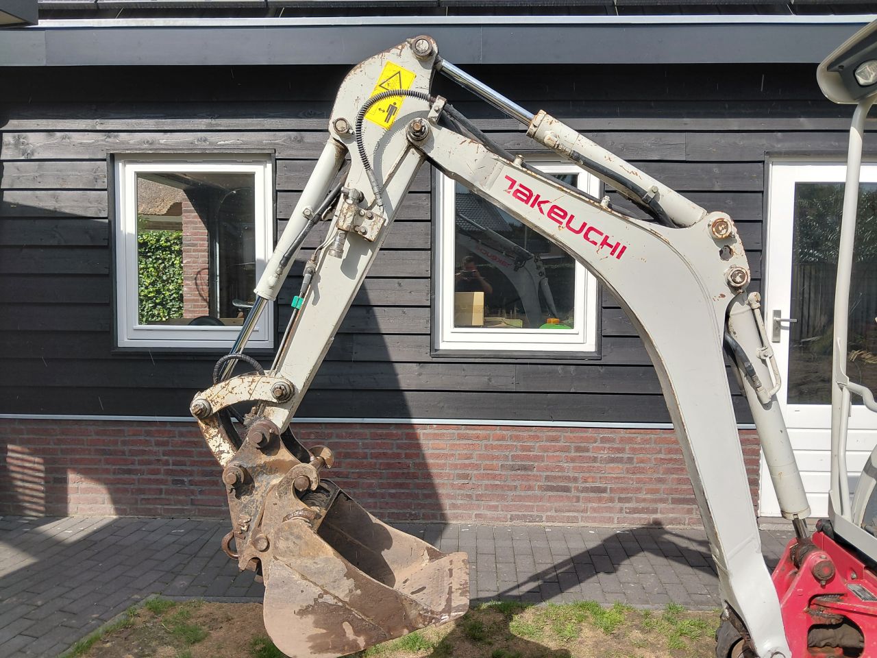 Minigraver Takeuchi TB215R ( Bj 2018 ) Sloop-sorteer / Minikraan