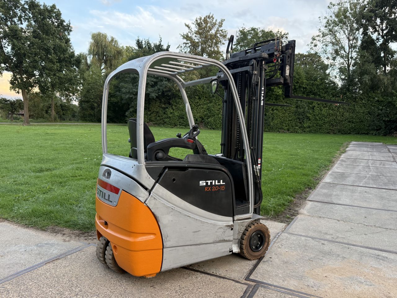 Still RX20-15 3-delige mast freelift Sideshift vorkversteller