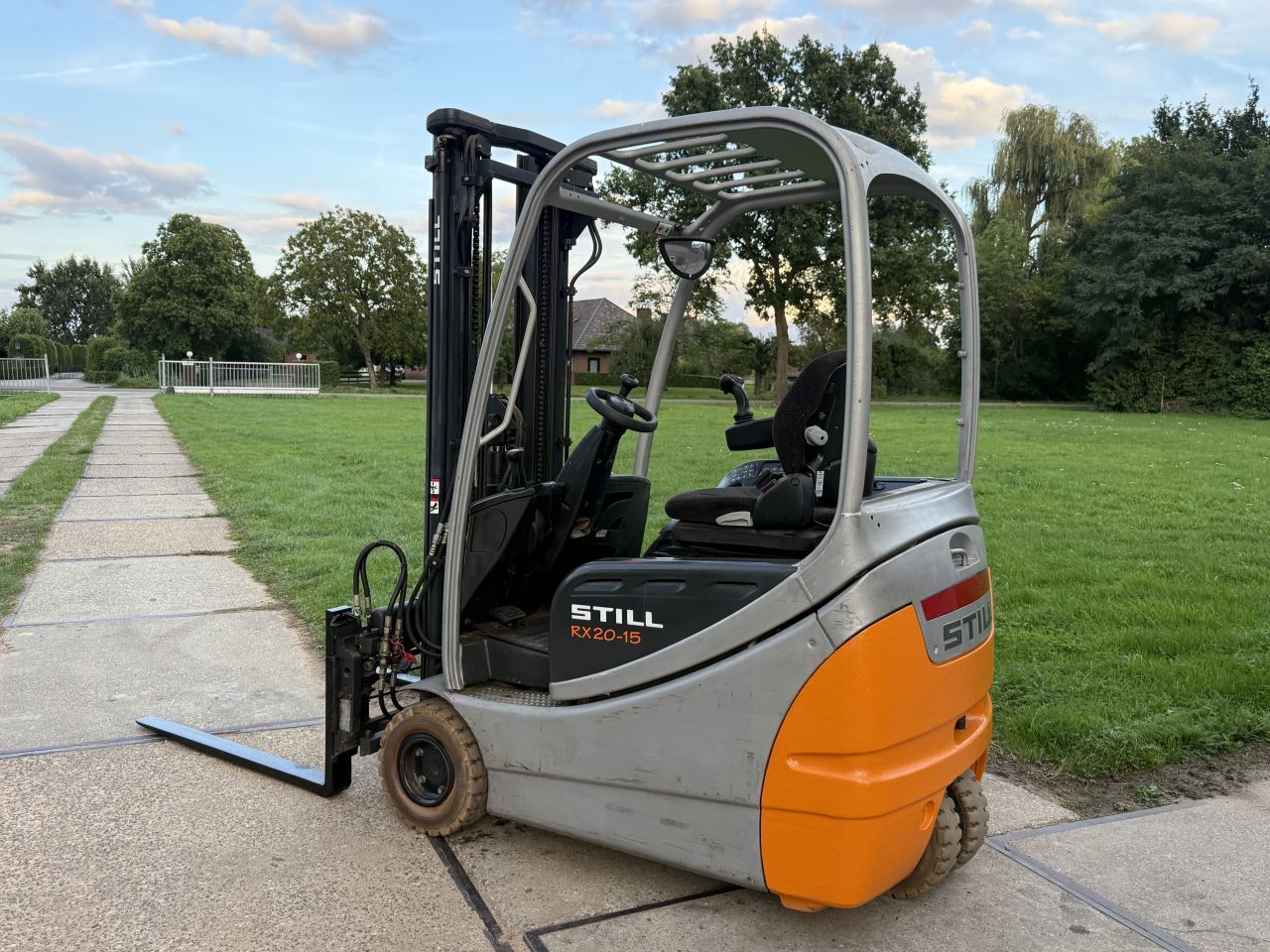 Still RX20-15 3-delige mast freelift Sideshift vorkversteller