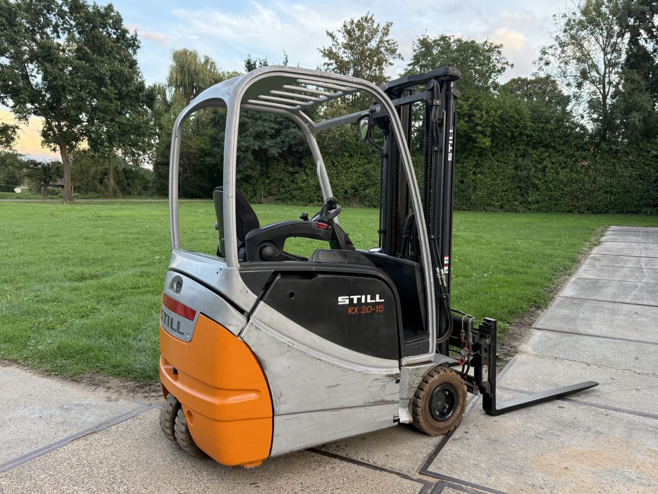 Still RX20-15 3-delige mast freelift Sideshift vorkversteller