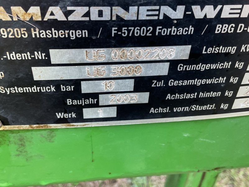 Amazone UG 3000 Nova