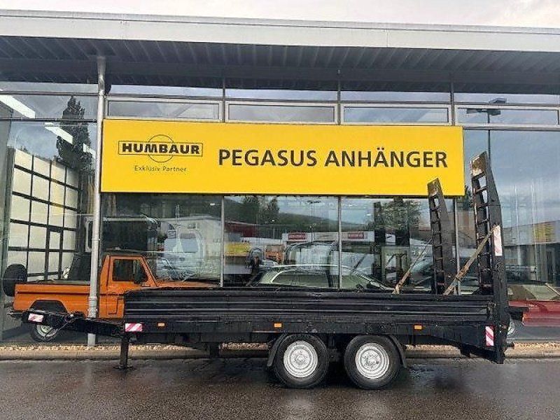 Hoffmann Baumaschinentransporter Anhänger 10t. Tandem NEUER BODEN