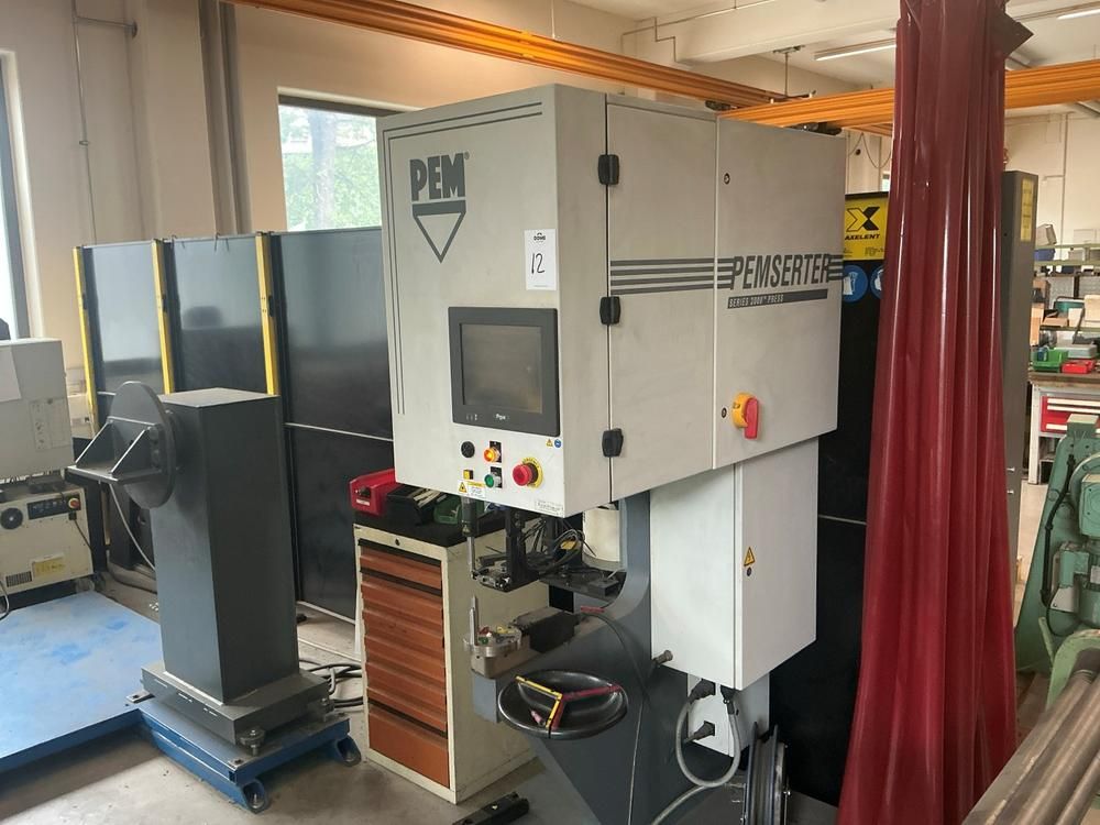 2011 PEM Pemserter 3000A Automatische Einpressmaschine