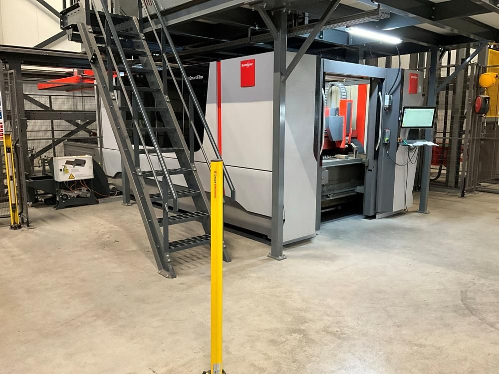 2023 Bystronic BySmart Fiber 10kW laser cutting installation