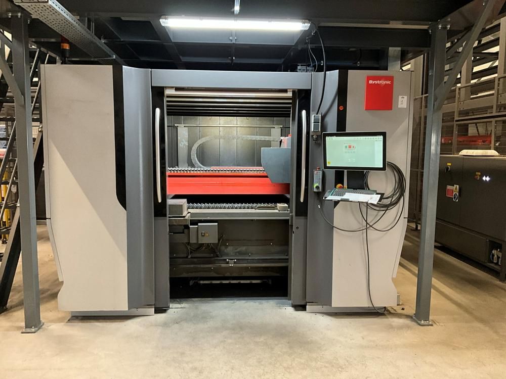 2023 Bystronic BySmart Fiber 10kW laser cutting installation