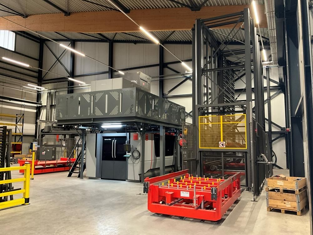 2023 Bystronic BySmart Fiber 10kW laser cutting installation