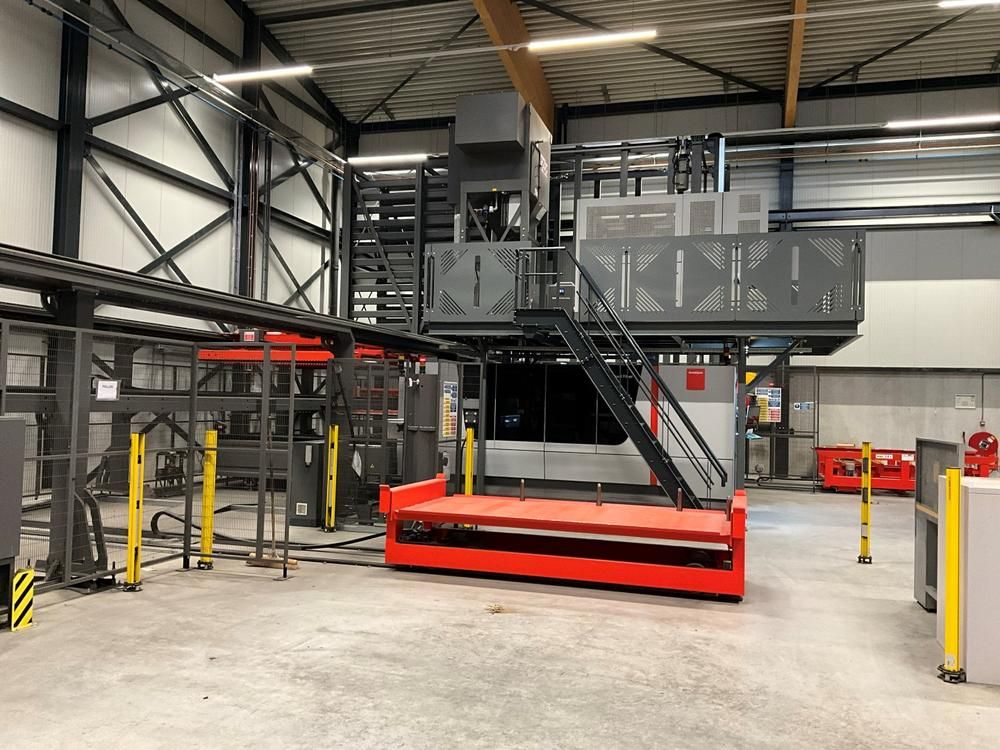 2023 Bystronic BySmart Fiber 10kW laser cutting installation