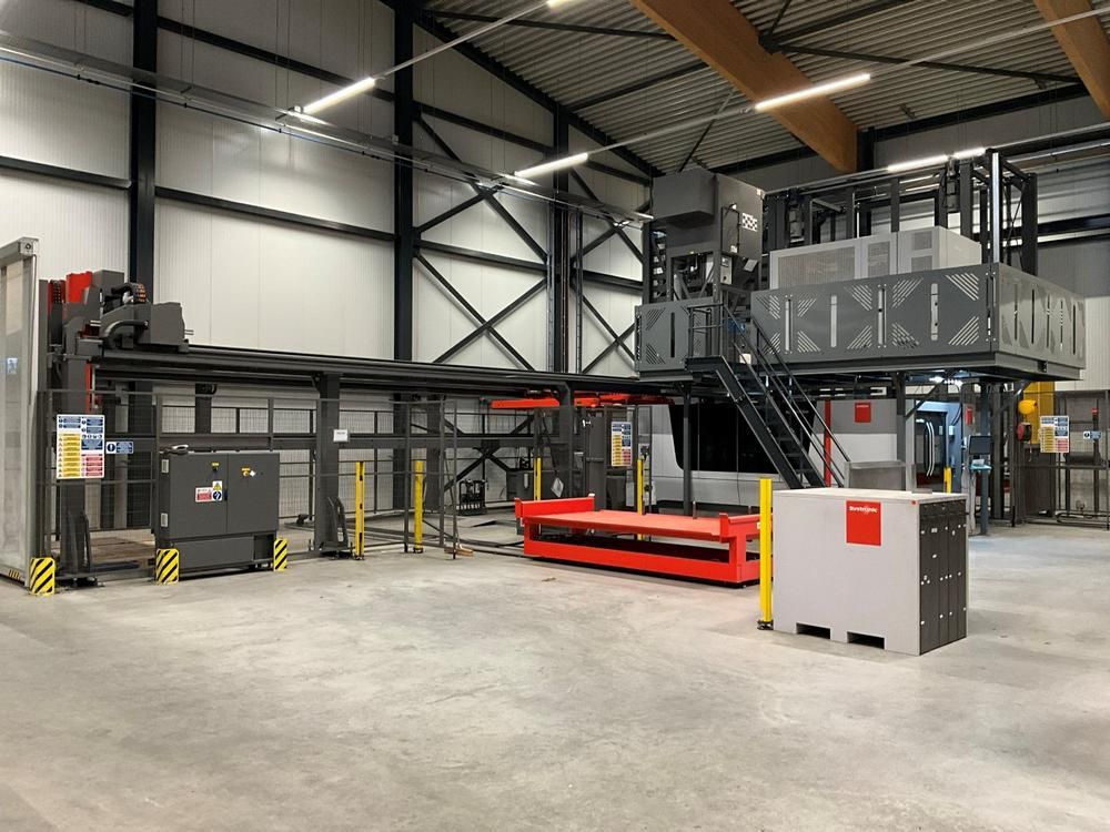 2023 Bystronic BySmart Fiber 10kW laser cutting installation