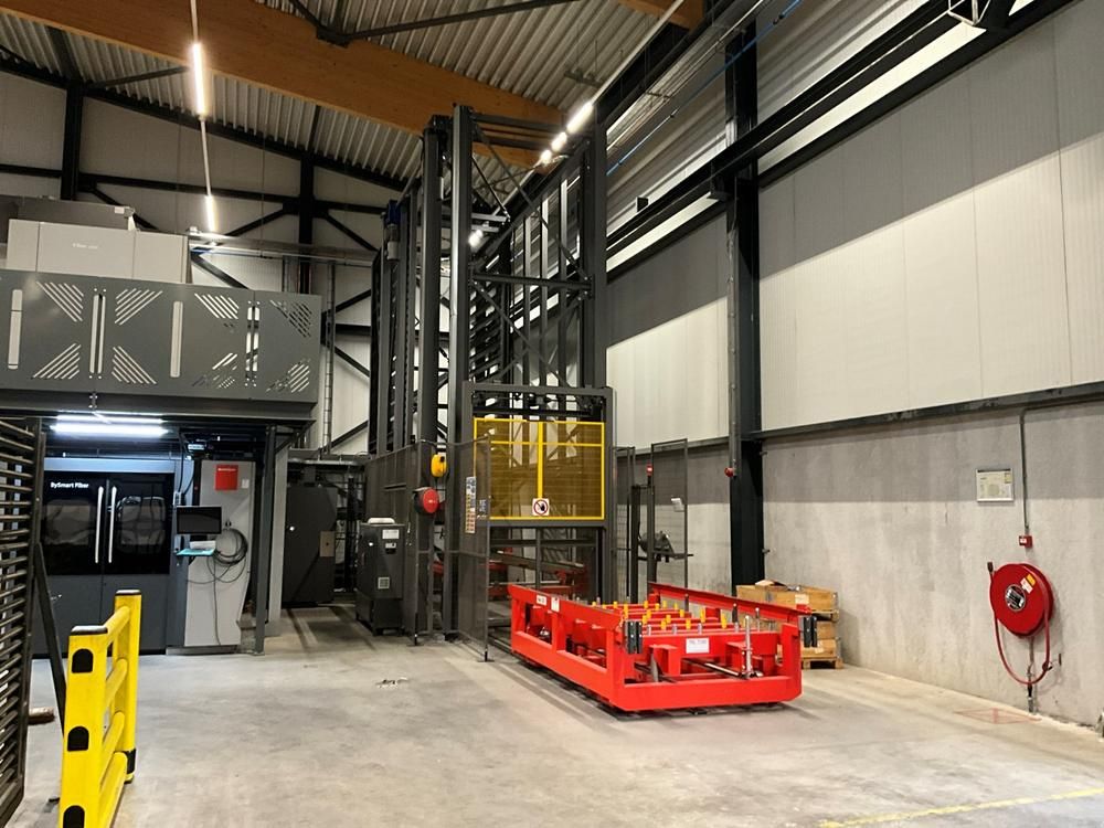 2023 Bystronic BySmart Fiber 10kW laser cutting installation